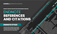 create citations and references from endnote library