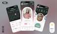 do UI UX mockup and mobile app design with figma