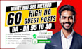 create 60 high da contextual guest post backlinks from authority sites
