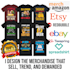 create attractive graphic t shirt design merch by amazon t shirt design