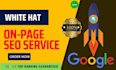 effective on page SEO service guaranteed google top ranking