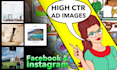 design awesome illustrations for facebook ads or posts