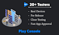 hire real humans 12 testers for google play console closed testing app
