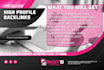 build high quality social profile for your website
