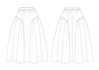 create fashion flats cad technical drawing from your fashion sketches