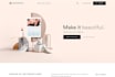 create a simple beautiful website