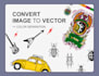 convert your image to vector and color separation