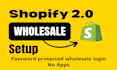 setup a wholesale channel in shopify store