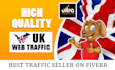 drive targeted real UK traffics to your website