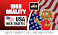 drive keyword targeted USA traffic
