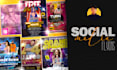 create an awesome animation motion flyer poster for an event, party, or club