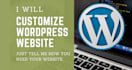 customize wordpress themes and plugins