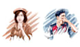 create an amazing vector pop art hope style