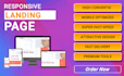 design responsive landing page