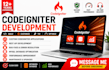 develop, customize or fix custom codeigniter web application