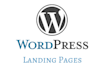 build a landing page using the wordpress theme, divi