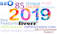 submit 85 unique pr10 backlinks on da 100sites
