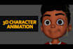 create 3d animation and or rigging in blender or maya or c4d for games
