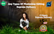 do quick photoshop editing and retouching within 4h