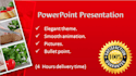 design elegant powerpoint template and master slide presentation