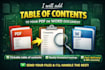add table of content to your PDF or word document