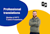 translate polish english or german ecommerce and digital content