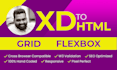 convert xd to html css tailwind bootstrap sass