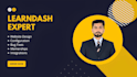 develop and customize wordpress lms website with learndash