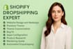 do shopify website design and redesign shopify store design shopify dropshipping