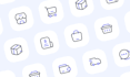 make unique and custom line icon illustration