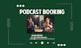 schedule a podcast booking for you to speak on
