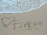 write your message creatively on a beach as  video or photo