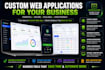 create custom web application for your website