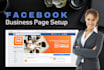 do facebook business page creation , fb fan page setup , organic promotion