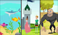 create custom 2d cartoon animation video for kids or stories