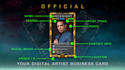 create digital business cards for artists