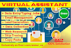 be your virtual assistant for data entry, data mining