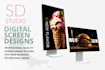 design professional digital signage for your events and ads