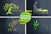 design modern agriculture, landscape and  lawn care logo