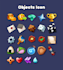 design and illustrate game icon item for your game