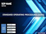write your company policies and operating procedures