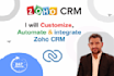 do any task for zoho CRM