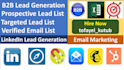 build targeted b2b lead generation and prospect email list