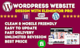 do duplicate, clone, copy, full website creation with elementor or elementor pro
