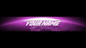 make you a purple themed youtube banner and logo