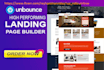 design a responsive website or landing page