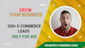 do ecommerce lead generation for you
