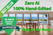 do hdr and flash real estate photo editing within 12 hours