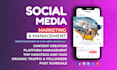 be your social media manager, social media content manager