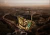 design building exterior, render, flythrough